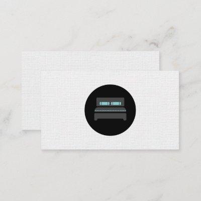Hotel Bed Icon | Linen Pattern