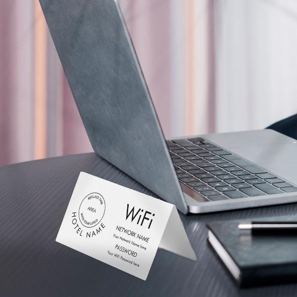 Hotel Wifi Details for Guests Logo Any Color