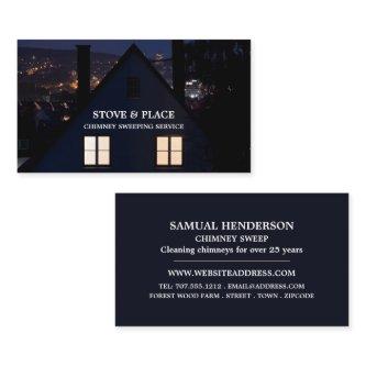 House at Night Portrait, Chimney Sweep