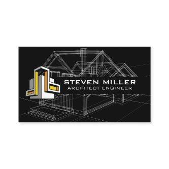 House Blueprints Schematics | Architect Logo