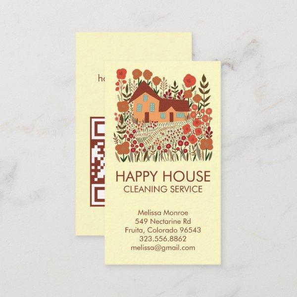 House Cleaning Home Services Floral Farmhouse