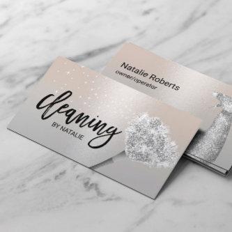 House Cleaning Housekeeping Service Modern Silver