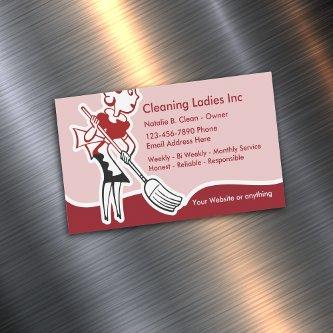 House Cleaning Maid  Magnet