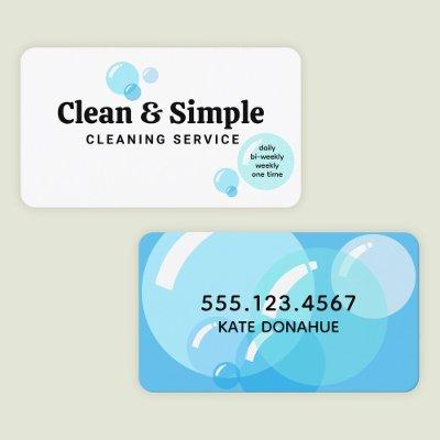 House Cleaning Soap Bubbles