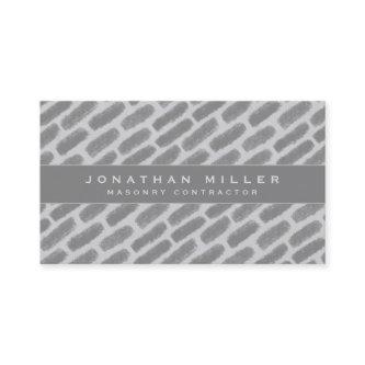 House Construction | Masonry | Gray Bricks