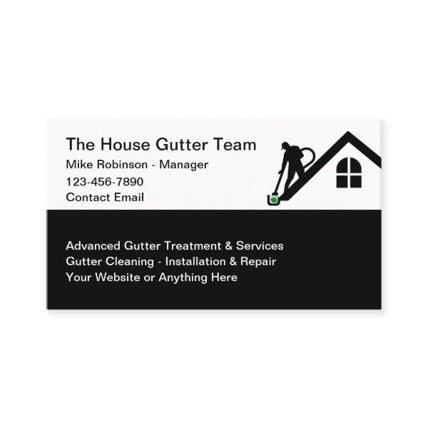 House Gutter Cleaning And Instation