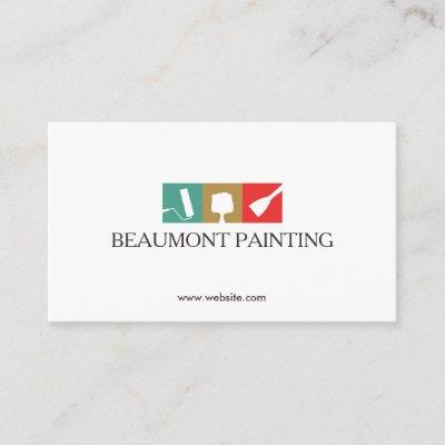 House Painter Painting Tools Logo