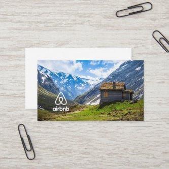 House rental picture and logo Airbnb