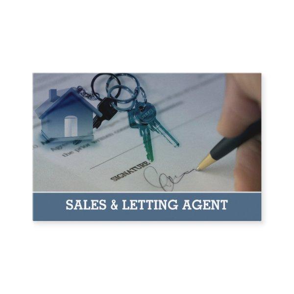 House Sales & Letting Agent Calling Card.