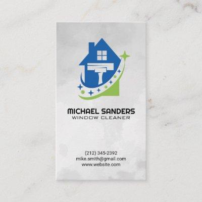 House Squeegee Logo | Cleaning Services