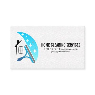 House Squeegee Sparkle Logo | Cleaner
