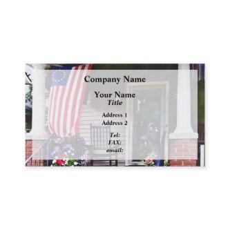 House with Betsy Ross Flag