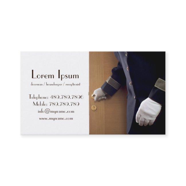 Housekeeper Doorman Hotel  Template
