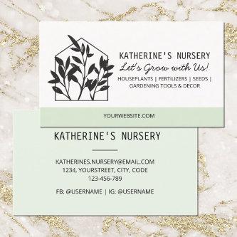 Houseplant Shop Nursery Modern Abstract