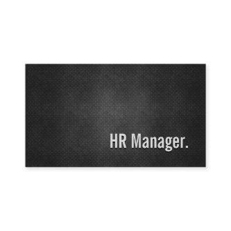 HR Manager Cool Black Metal Simplicity