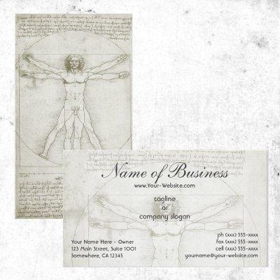 Human Anatomy, Vitruvian Man by Leonardo da Vinci
