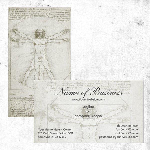 Human Anatomy, Vitruvian Man by Leonardo da Vinci