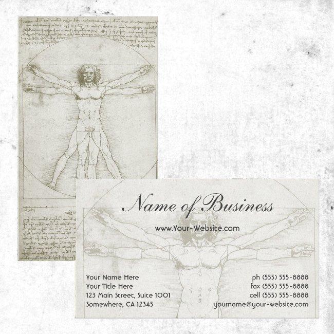 Human Anatomy, Vitruvian Man by Leonardo da Vinci