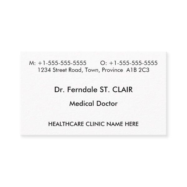 Humble Healthcare Professional