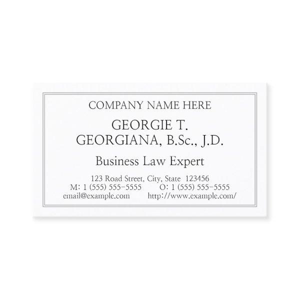 Humble, Professional Attorney