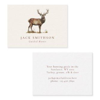 Hunting Deer Antlers Stag Elegant Professional
