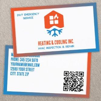 HVAC Heating And Cooling QR