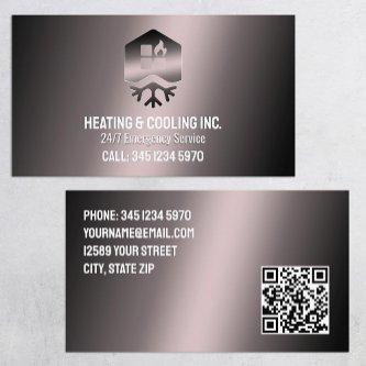 HVAC Heating And Cooling QR
