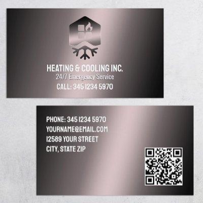 HVAC Heating And Cooling QR