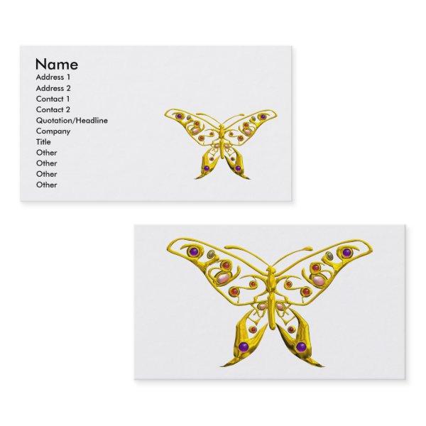 HYPER BUTTERFLY JEWEL ,COLORFUL GEMSTONES White