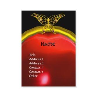 HYPER BUTTERFLY  RUBY  MONOGRAM black red yellow