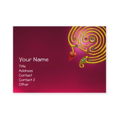 HYPER LABYRINTH RUBY ,black red yellow pink