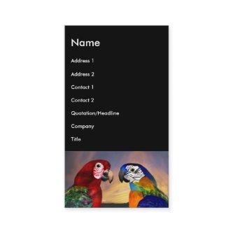 HYPER PARROTS / RED AND BLUE ARA ,black