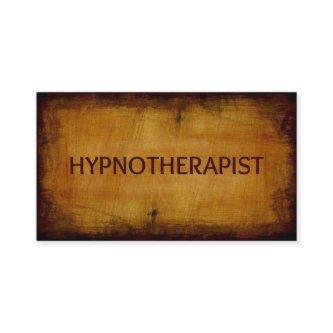 Hypnotherapist Antique Wood Grain