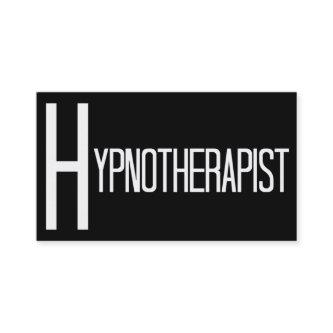 Hypnotherapist Black Simple