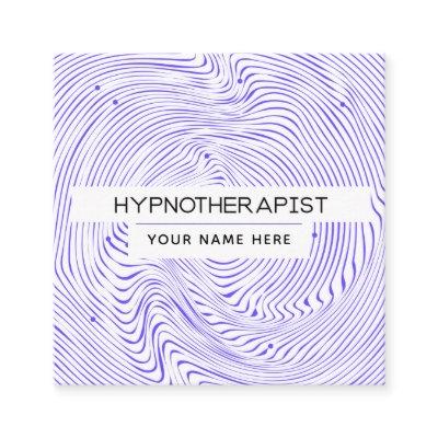 Hypnotherapist Hypnotist Optical Illusion Line Art Square