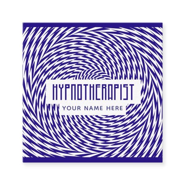 Hypnotherapist Therapy Hypnotist Optical Illusion  Square