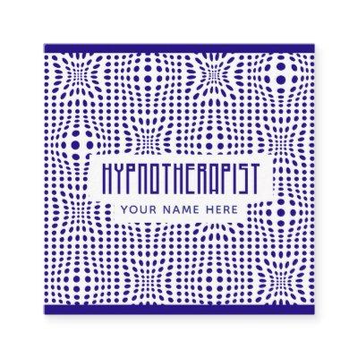 Hypnotherapist Therapy Hypnotist Social Media Blue Square