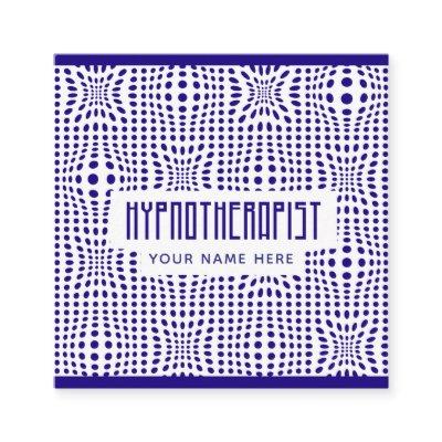 Hypnotherapist Therapy Hypnotist Social Media Blue Square