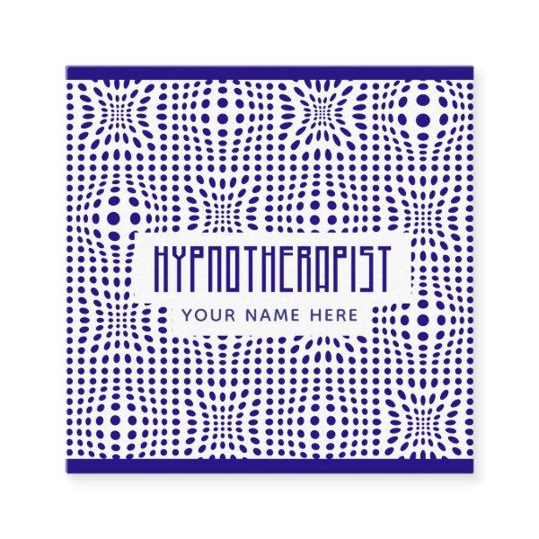 Hypnotherapist Therapy Hypnotist Social Media Blue Square