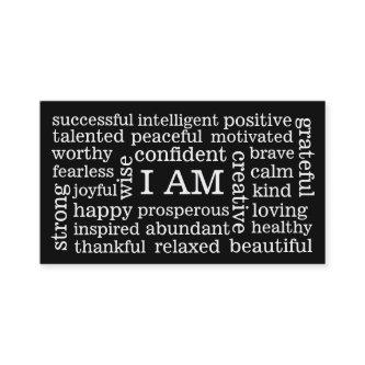 I AM Positive Affirmations for Self Image Wellness