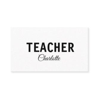 I am teacher school Collegeadd your name text simp