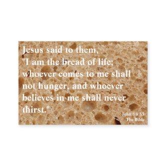 I am the bread of life Bible verse