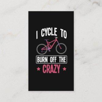 I cycle to burn off the crazy Funny Biking Girl
