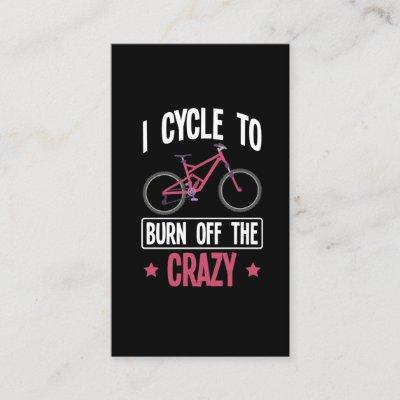 I cycle to burn off the crazy Funny Biking Girl