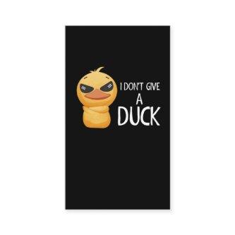 I don't give a Duck Funny Duck Lover Sarcastic