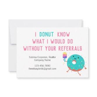 I donut know what I would do without you RSVP Card