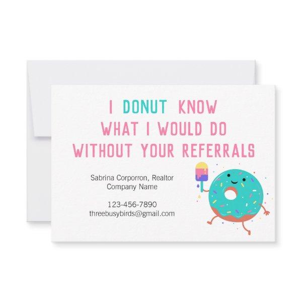 I donut know what I would do without you RSVP Card
