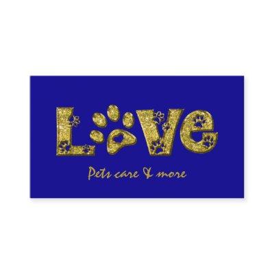 I love cats - gold
