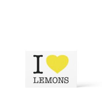 I LOVE LEMONS