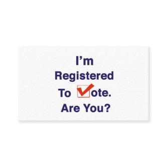 I’m Registered to Vote 2026